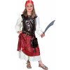 Dětský kostým Deluxe pirate girl