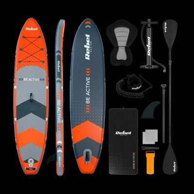 Paddleboard SUP REBEL ACTIVE RBA-4501-OR – Sleviste.cz