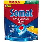 Somat Excellence 3v1 Lemon kapsle do myčky 60 ks – Zbozi.Blesk.cz