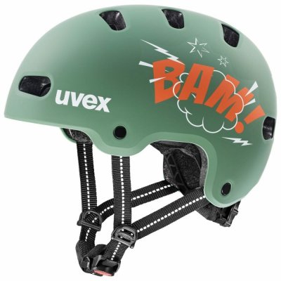 UVEX KID 4 STYLE BAM MOSS GREEN - PAPAYA MATT 2026 – Hledejceny.cz