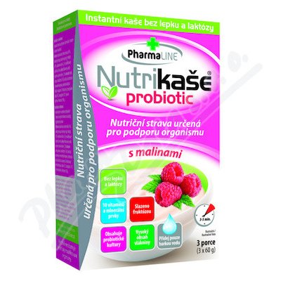 Nutrikaše probiotic s malinami 180g (3x60g) – Zboží Dáma