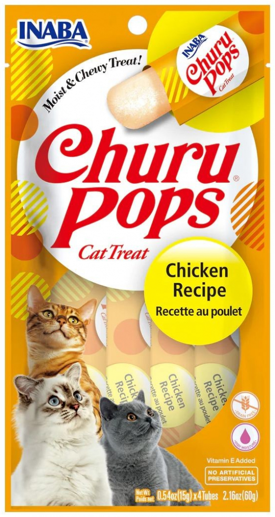 Inaba Churu Cat Pops Chicken 4 x 15 g