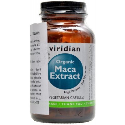 Viridian Organic Maca Extract 60 kapslí – Zboží Mobilmania