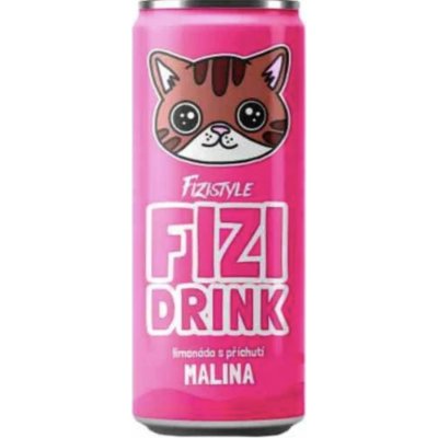 Fizistyle Fizi Drink Limonáda s příchutí malina 250 ml – Zbozi.Blesk.cz