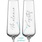 Personalizované sklenice na sekt Calligraphy 2 ks – Hledejceny.cz