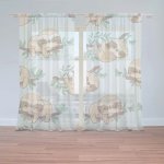 Záclony Lenochodi na větvi: 2 ks - 150x250 cm - Sablio – Hledejceny.cz