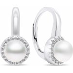 Brilio Silver náušnice EA419W – Zboží Mobilmania