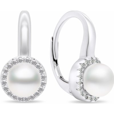 Brilio Silver náušnice EA419W – Zboží Mobilmania