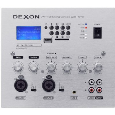 DEXON Mixážní konzola s přehrávačem JWP 460, 27_791 – Hledejceny.cz