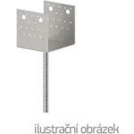 Hašpl patka kotevní do betonu Typ U 80x80x4,0 – HobbyKompas.cz