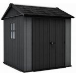 Keter Newton Plus wide 7x7,5 šedý s podlahou 259108 – Zboží Mobilmania