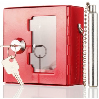 Požární krabička na klíče s kladívkem - M, 100 x 100 x 40 mm Požární krabička na klíče s kladívkem - M, 100 x 100 x 40 mm, Kód: 25260 – Sleviste.cz