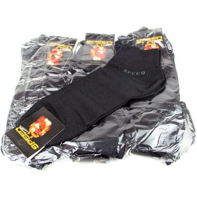 SPIN MAX Kotníkové ponožky SPEED 12 PÁRŮ černé – Zboží Mobilmania