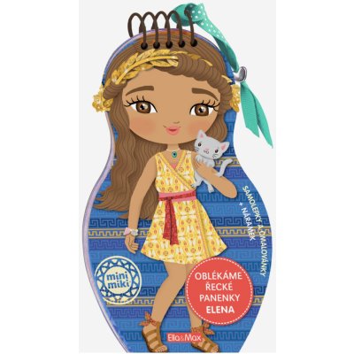 Presco Group Oblékáme řecké panenky ELENA Omalovánky – Sleviste.cz