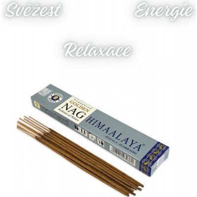 Golden NAG Himalaya masala agarbathi vonné tyčinky 15 g – Hledejceny.cz
