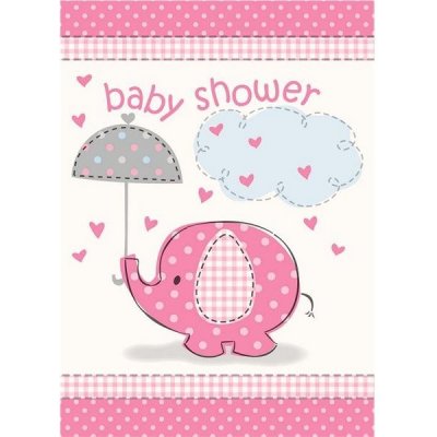 Pozvánky umbrellaphants "Baby shower" Holka Girl UNIQUE – Zbozi.Blesk.cz