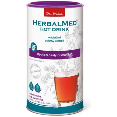 Herblamed HotDrink Dr.Weiss dých.cesty 180 g+vitC – Hledejceny.cz