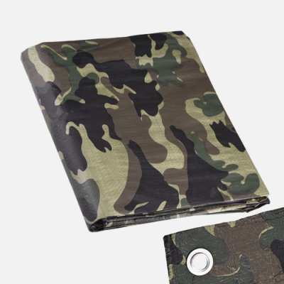 DEN-BRAVEN Zakrývací plachta s kovovými oky maskovací 2m x 3m – Sleviste.cz