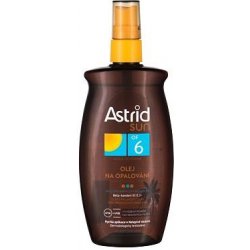 Astrid Sun Tanning Oil SPF6 voděodolný olej na opalování spray 200 ml