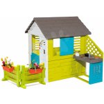 Smoby Domeček Nature s kuchyňkou zahrádkou a elektronickým zvonkem – Zboží Mobilmania