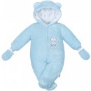 New Baby Zimní kombinézka Nice Bear modrá