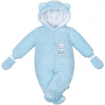 New Baby Zimní kombinézka Nice Bear modrá
