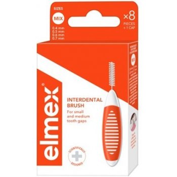 Elmex mezizubní kartáčky mix 0,4 mm-0,7 mm 8 ks