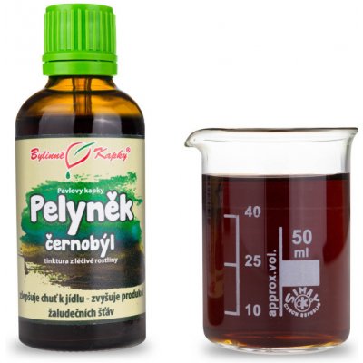 Bylinné kapky Pelyněk černobýl nať tinktura 50 ml – Hledejceny.cz