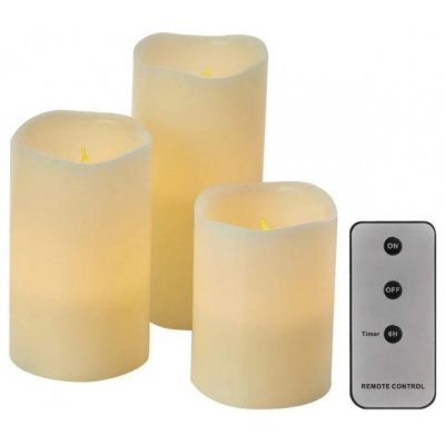 Emos DCCV07 LED dekorace 3x vosková svíčka 3x 3x AAA vnitřní vintage ovladač – Sleviste.cz