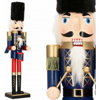 SPRINGOS Louskáček Voják s bubínkem 61 cm modro-červený CA0812-XG – Hledejceny.cz