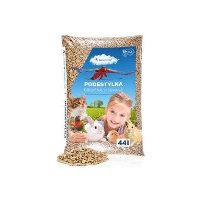 PROFIZOO Podestýlka dřevěná lisovaná 44 l – Zbozi.Blesk.cz