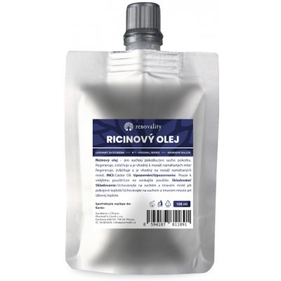 Renovality Ricinový olej 100 ml náhradní balení – Hledejceny.cz