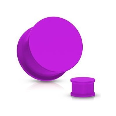 Šperky4U plug do ucha silikon fialová PL01020A-04 – Zbozi.Blesk.cz