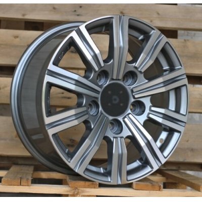 Racing Line B1149 8x17 5x150 ET50 graphite polished – Hledejceny.cz