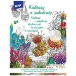 MFP 5301218 Omalovánky antistresové Kaktusy a sukulenty 210x290mm/32s – Zboží Dáma