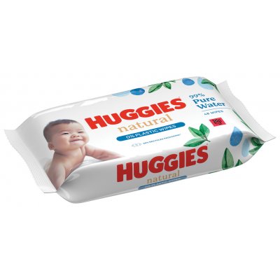 HUGGIES Ubrousky vlhčené Biodegradable 48 ks