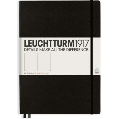 LEUCHTTURM1917 Plain Master Classic Hardcover Notebook Velký zápisník A4+ nelinkovaný pevná vazba 235 listů – Zboží Živě