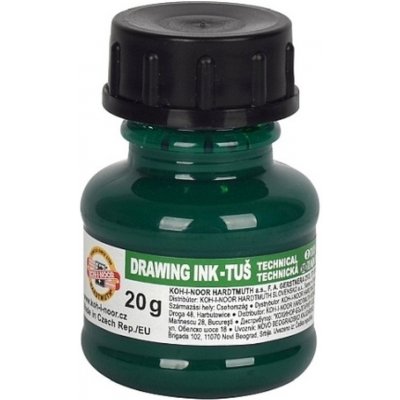KOH-I-NOOR Tuš technická 20g zelená – Zboží Dáma