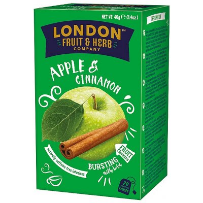 London fruit and herbs Čaj Apple Cinnamon Twist jablko se skořicí 20 sáčků