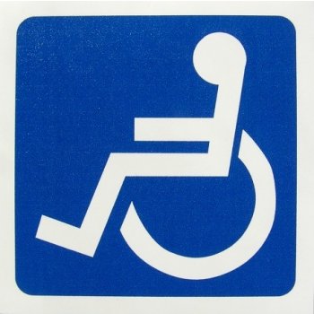 D.I.N.O. Samolepka invalida - vozíčkář
