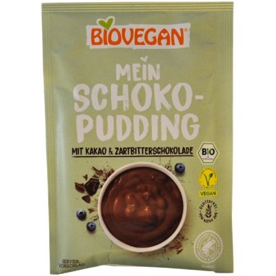 BioVegan ČOKOLÁDOVÝ PUDING bez lepku s kakaem a hořkou čokoládou BIO 55 g – Sleviste.cz
