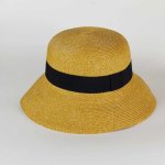 Krumlovanka dámský letní nemačkavý klobouk Cloche P-12628 béžová – Zboží Dáma