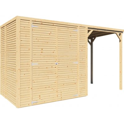 Bertilo Box 2 Plus s přístavbou, 373 x 157 cm přírodní – Hledejceny.cz