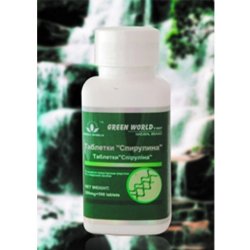 Green World Spirulina 500 kapslí