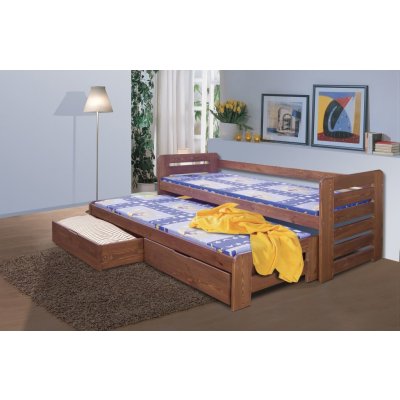 DP - Detske postele Romík s výsuvným lůžkem Barva Olše – Zboží Mobilmania