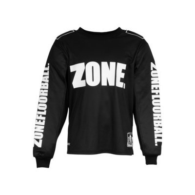 Zone floorball Goalie sweater UPGRADE SW black/white – Zboží Mobilmania