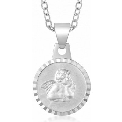 Sofia zlatý přívěsek medailon s andělem PAC302 502/W – Zboží Mobilmania