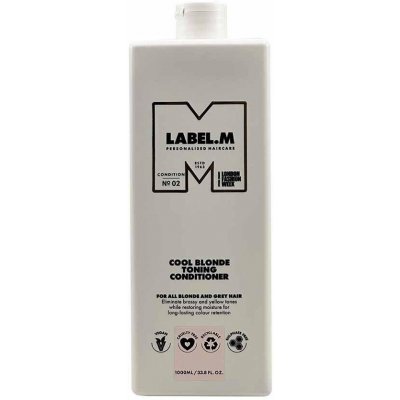 Label.m Cool Blonde Toning Conditioner Kondicionér pro světlé a šedé vlasy 1000 ml – Zbozi.Blesk.cz