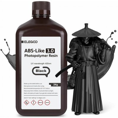 ELEGOO ABS-Like 3.0 Black 1kg – Zboží Živě