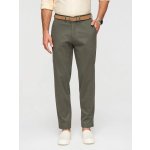Pánské khaki klasické chinos kalhoty s jemnou texturou V2 PACP-0188 – Hledejceny.cz
